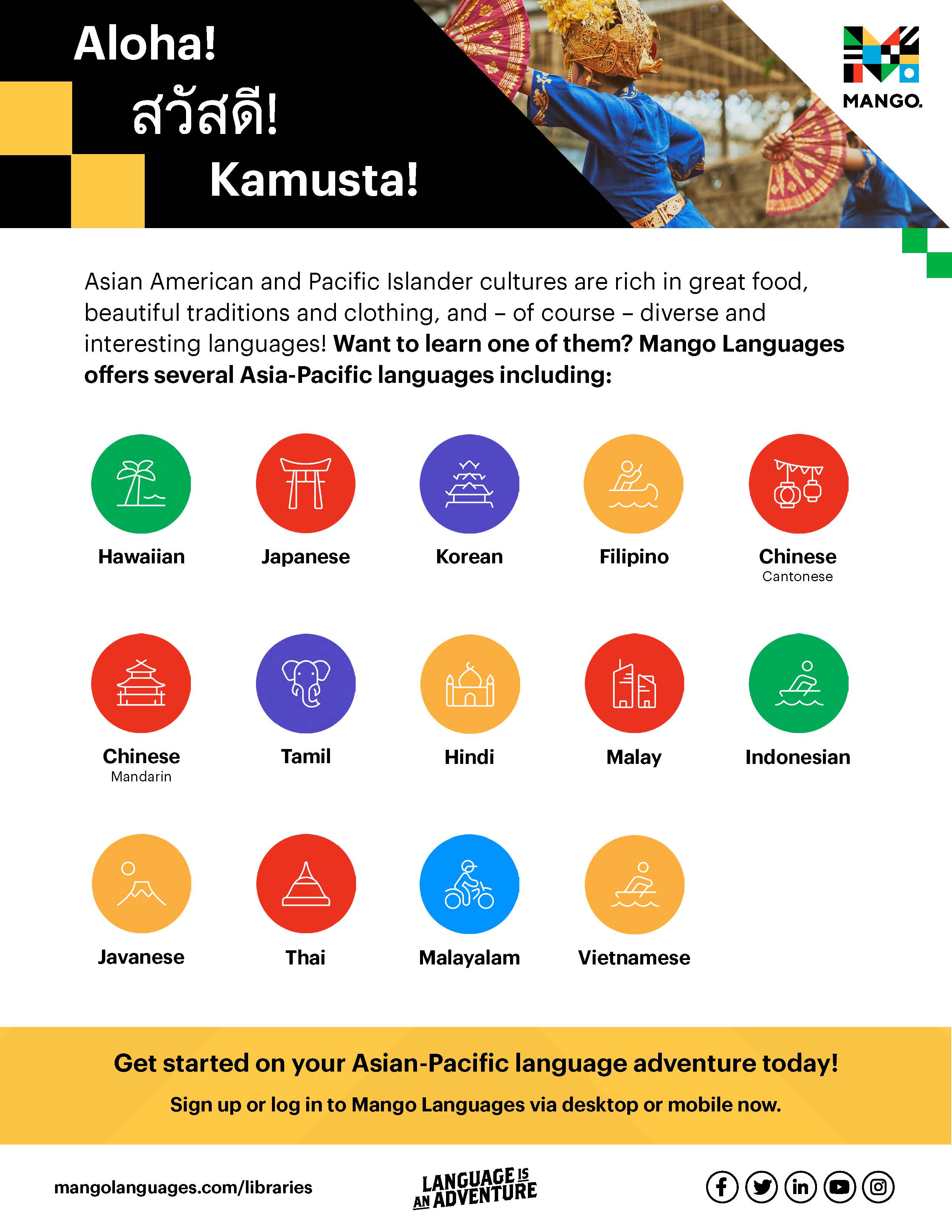 Resource Spotlight Asian Languages in Mango Languages Tulsa Library